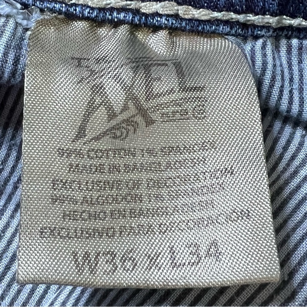 TK AXEL Men’s Slim Boot Medium Wash Jeans W/Embroidered & Flap Pockets 36 X 34 - Picture 10 of 14